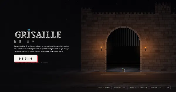 Screenshot of grisaille