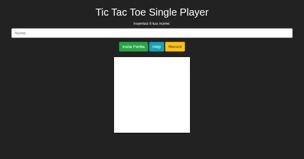 Screenshot of Tic Tac Toe