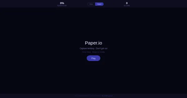 Screenshot of paper io