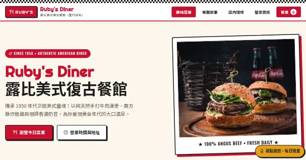 Screenshot of taica 2026 w05 rubys diner