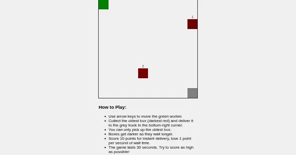 Screenshot of DC Game
