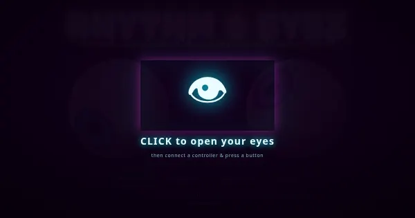 Screenshot of rhythmeyez
