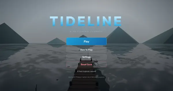 Screenshot of tideline