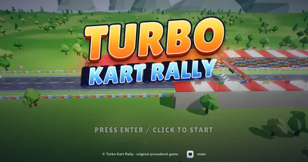 Screenshot of turbo kart rally