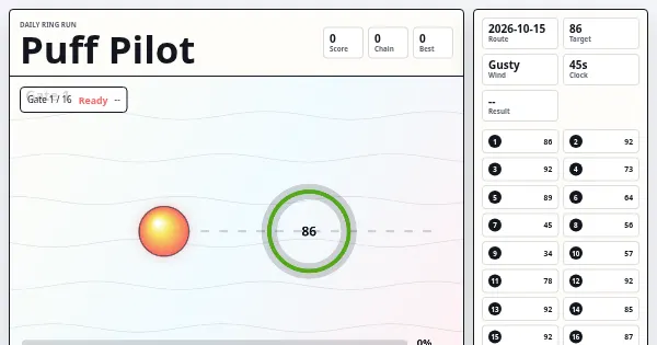 Screenshot of fun 20260601 a puff pilot