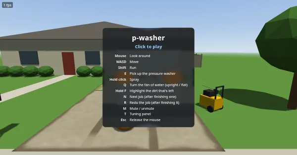 Screenshot of p washer