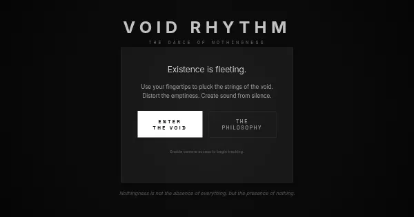 Screenshot of void rhythm