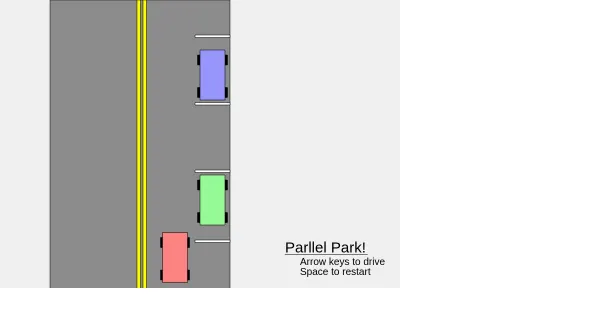 Screenshot of Parallel Parking Game