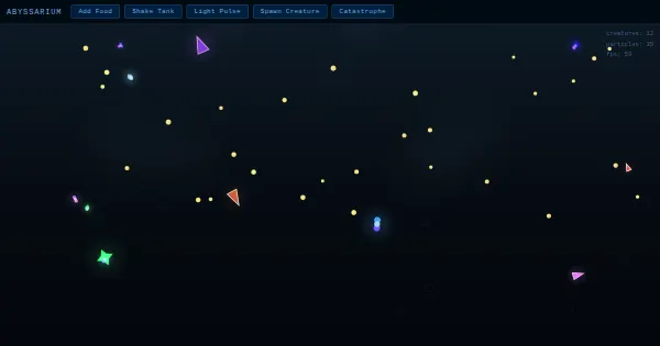 Screenshot of abyssarium