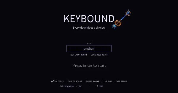 Screenshot of keybound