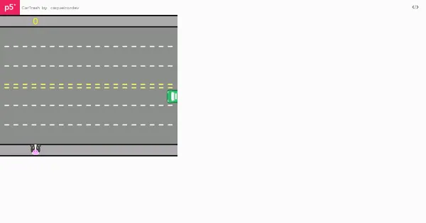 Screenshot of Car Trash Game