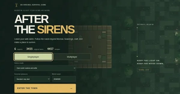 Screenshot of After the Sirens