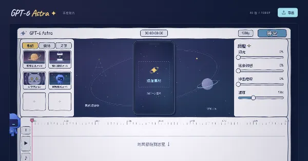Screenshot of astra motion