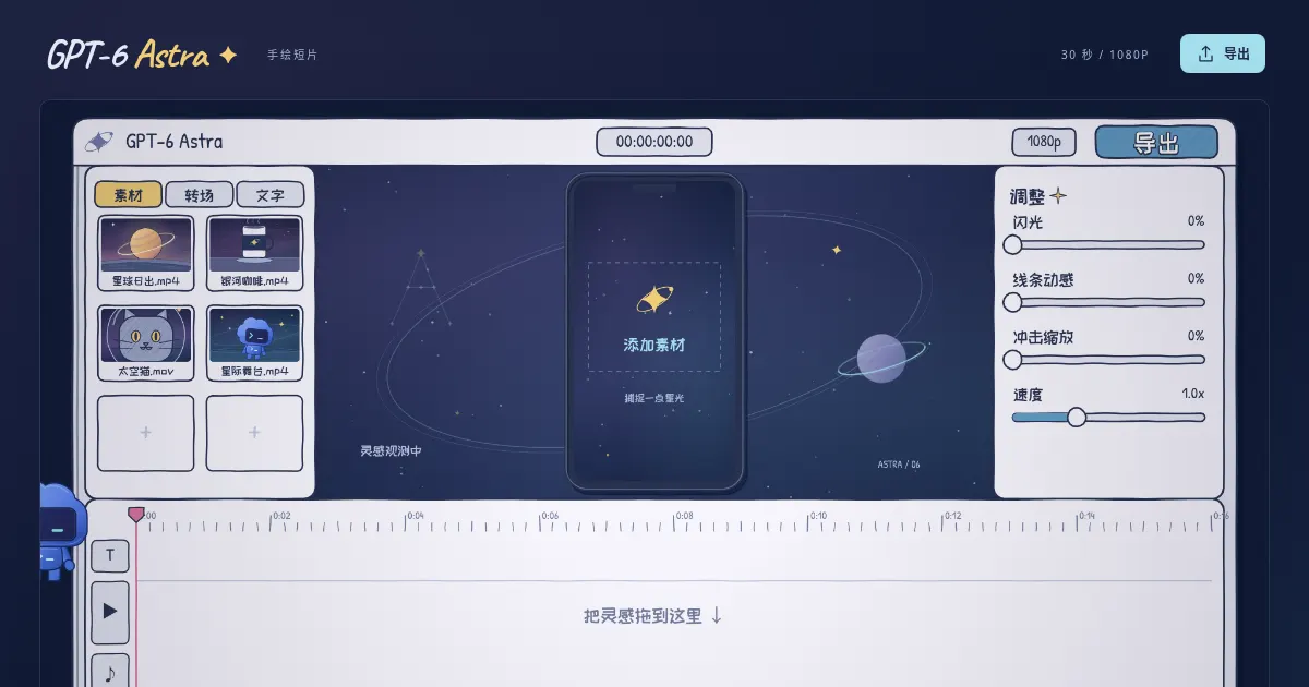 Screenshot of astra motion