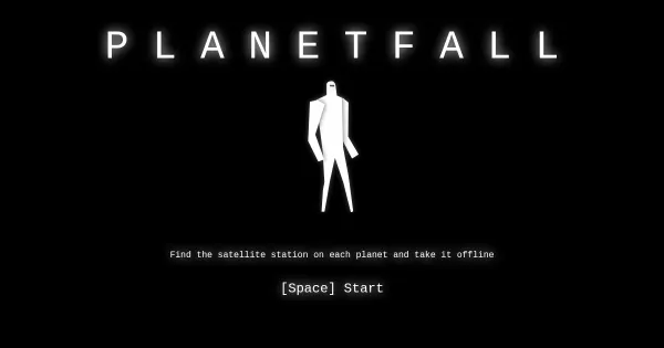 Screenshot of planetfall