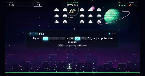 Screenshot of invaders