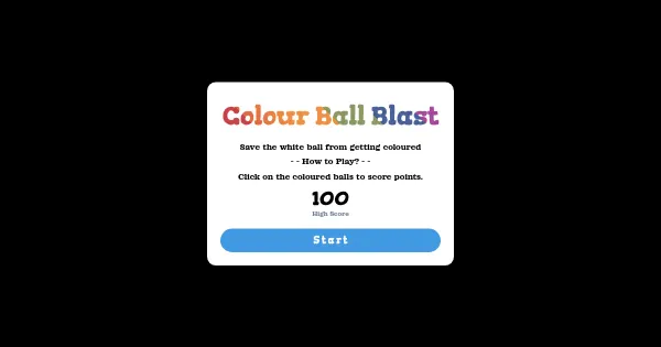 Screenshot of ColourBallBlast