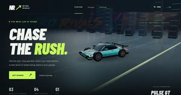 Screenshot of nitrorivalsracinggame