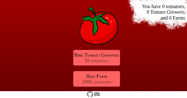 Screenshot of ClickerGame