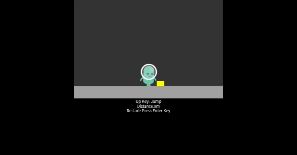 Screenshot of running game