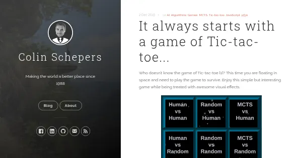 Screenshot of TicTacToeJS