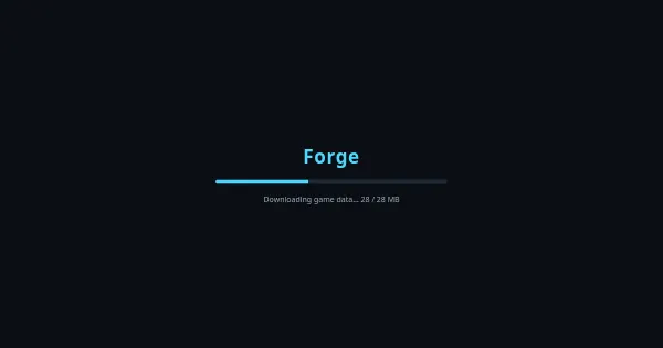 Screenshot of forge adventure web