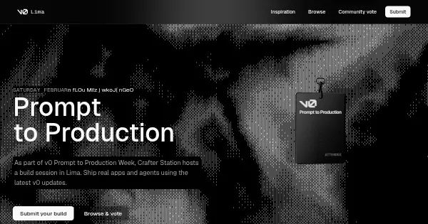 Screenshot of v0 lima