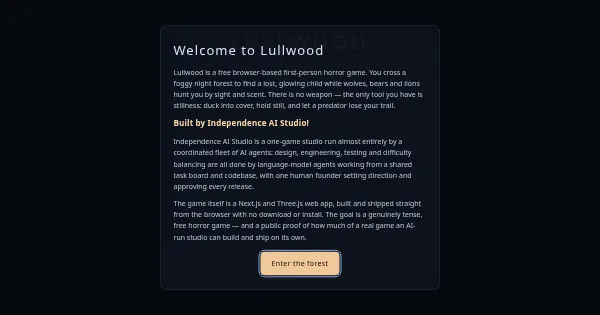 Screenshot of LULLWOOD