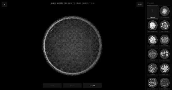 Screenshot of petri mold