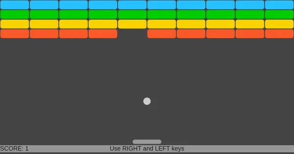 Screenshot of breakout