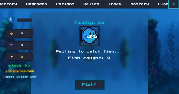 Screenshot of fishy.io