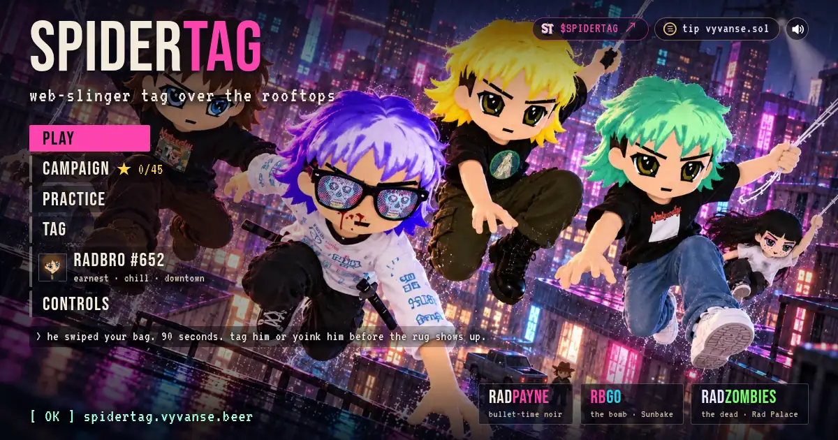 Screenshot of radrun