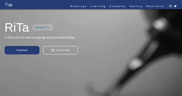 Screenshot of rita4j
