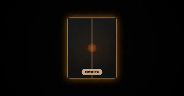 Screenshot of spooky portal