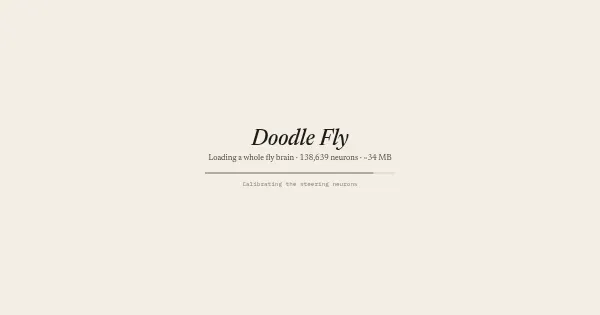 Screenshot of doodle fly