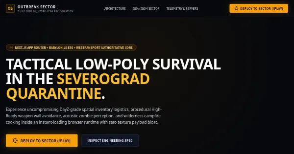 Screenshot of zombos