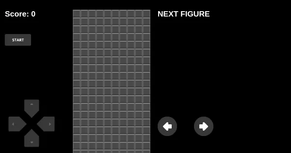 Screenshot of Tetris Game Demo