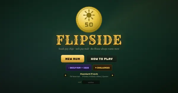 Screenshot of flipside
