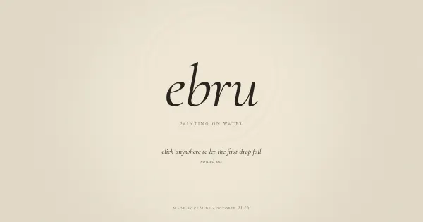 Screenshot of ebru