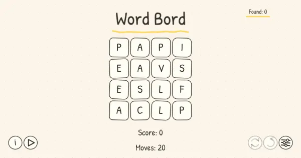 Screenshot of Word Bord