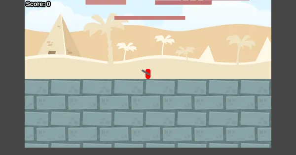 Screenshot of P5 Shooter Prototype