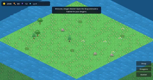 Screenshot of dragon city