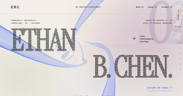 Screenshot of ethanbchen.com