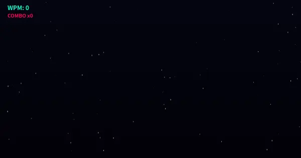 Screenshot of astrotyper