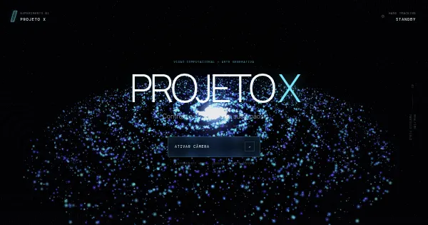 Screenshot of projeto x