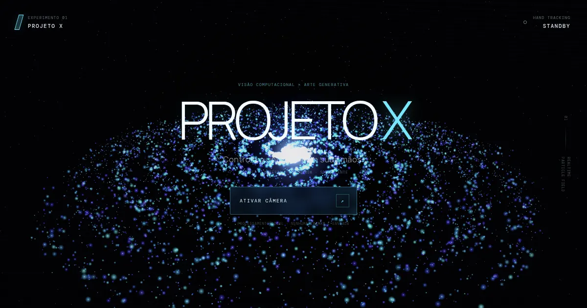 Screenshot of projeto x