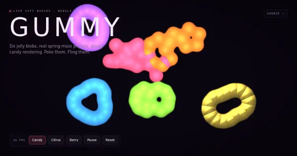 Screenshot of gummy