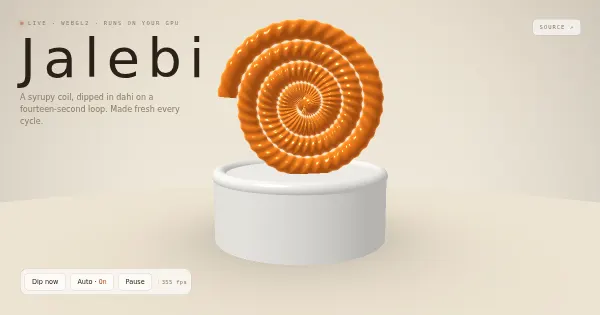 Screenshot of jalebi