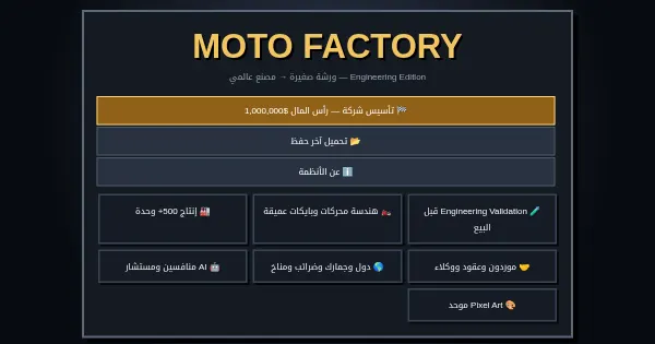Screenshot of Moto Factory Tycoon