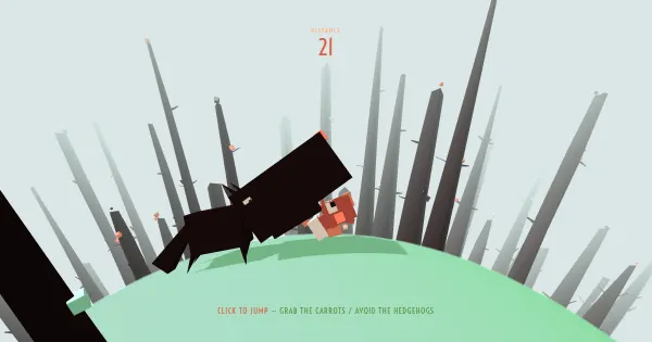 Screenshot of Catch the Running Rabit